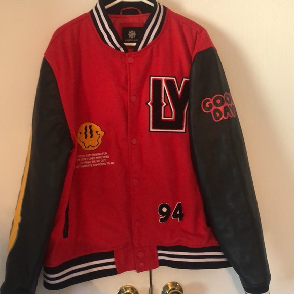 Men’s varsity Bleecker& Mercer Y2k good day jacket - Picture 2 of 16